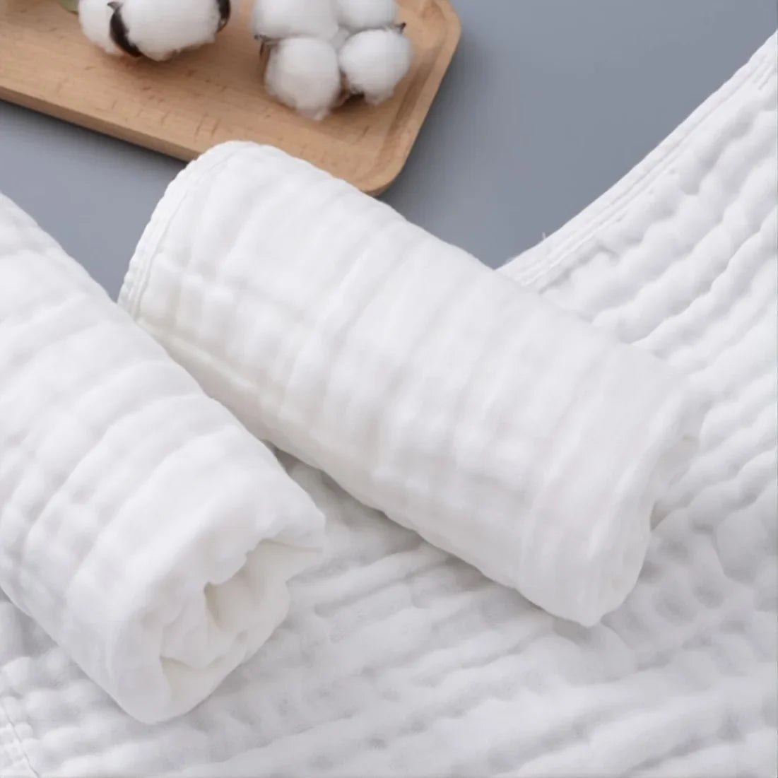 Nuvino CloudLoom™ – Große Musselin-Spucktücher