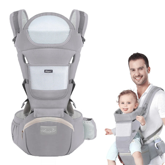 Nuvino ComfortCarrier™ – Ergonomische Babytrage mit Hüftsitz für Neugeborene & Kleinkinder