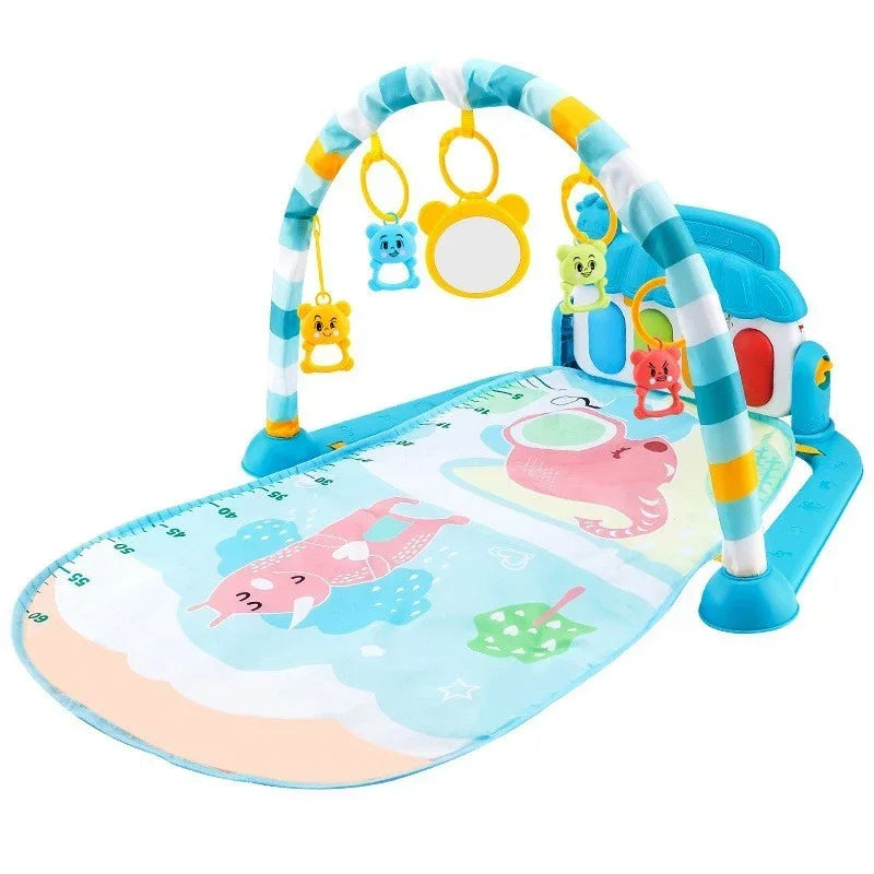 Baby Music Rack Play Mat Kids Piano Keyboard Carpet Gym Crawling Activity Baby Rug Early Educational Toy for Infant Gift
