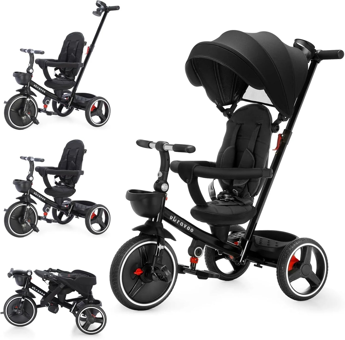 Nuvino FlexiBike™ – 5-in-1 Kinder-Dreirad mit Liegefunktion