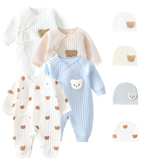 Nuvino WarmNest™ – Baumwoll-Onesie für Babys 0–6 Monate